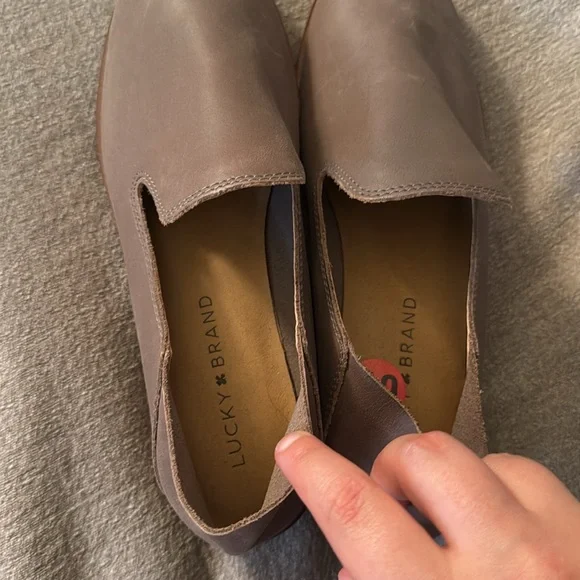 Lucky Brand Women's Brown Slip-On Loafers - Picture 2 of 6